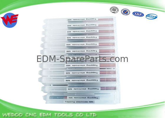 কাস্টম দৈর্ঘ্য EDM থ্রেডিং ইলেক্ট্রোডস এম 6 টিংস্টেন তামা 1 মিমি দিয়া হোল দিয়ে