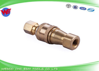 S863-1 ওয়াটার পাইপ ফিটিং Sodick EDM অংশ ব্রাস উপাদান টেকসই AQ600 AQ327 AQ