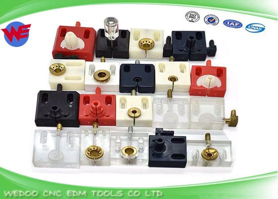 পুনরায় ব্যবহারযোগ্য নজল কালো স্বচ্ছ 50*50mm 55*55mm 60*60mm EDM মেশিনের যন্ত্রাংশ