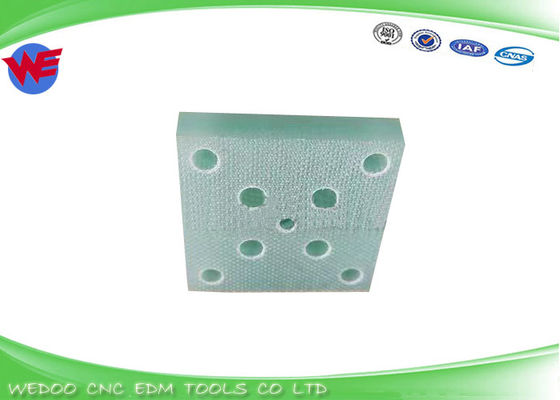 F318 FANUC নিম্ন আইসোলেটর প্লেট EDM মেশিন পার্টস 40*40*9T গাইড বেস